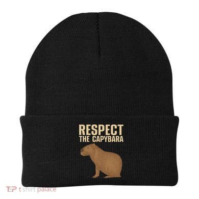 Funny Capybara Cavy Rodent Capybara Lover Beanie