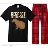 Funny Capybara Cavy Rodent Capybara Lover Pajama Set thumb 0