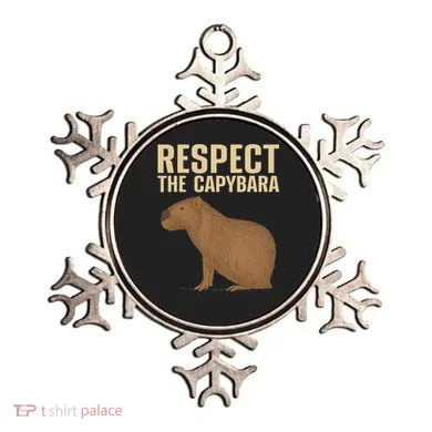Funny Capybara Cavy Rodent Capybara Lover Ornament