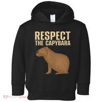 Funny Capybara Cavy Rodent Capybara Lover Toddler Hoodie thumb 0