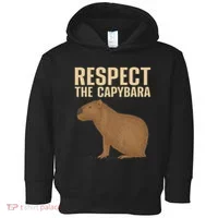 Funny Capybara Cavy Rodent Capybara Lover Toddler Hoodie thumb 0