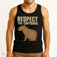 Funny Capybara Cavy Rodent Capybara Lover Tank Top thumb 3