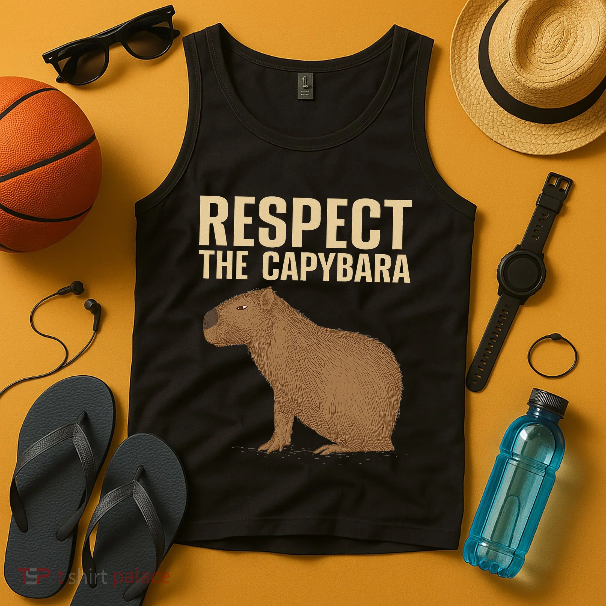 Funny Capybara Cavy Rodent Capybara Lover Tank Top