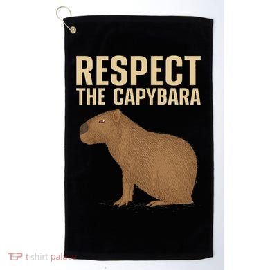 Funny Capybara Cavy Rodent Capybara Lover Golf Towel