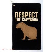 Funny Capybara Cavy Rodent Capybara Lover Golf Towel thumb 0