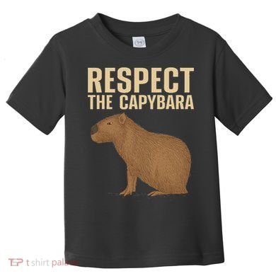 Funny Capybara Cavy Rodent Capybara Lover Toddler T-Shirt