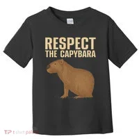 Funny Capybara Cavy Rodent Capybara Lover Toddler T-Shirt thumb 0