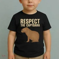 Funny Capybara Cavy Rodent Capybara Lover Toddler T-Shirt thumb 2