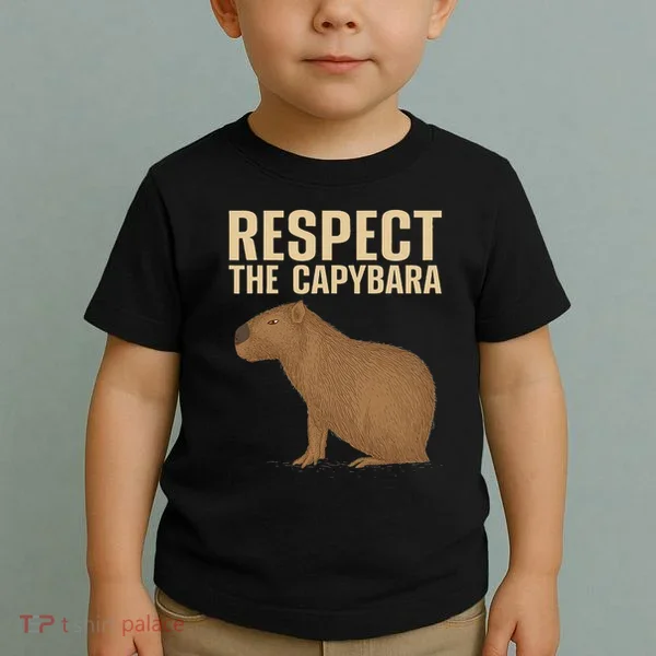 Funny Capybara Cavy Rodent Capybara Lover Toddler T-Shirt