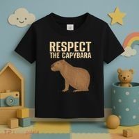 Funny Capybara Cavy Rodent Capybara Lover Toddler T-Shirt thumb 3