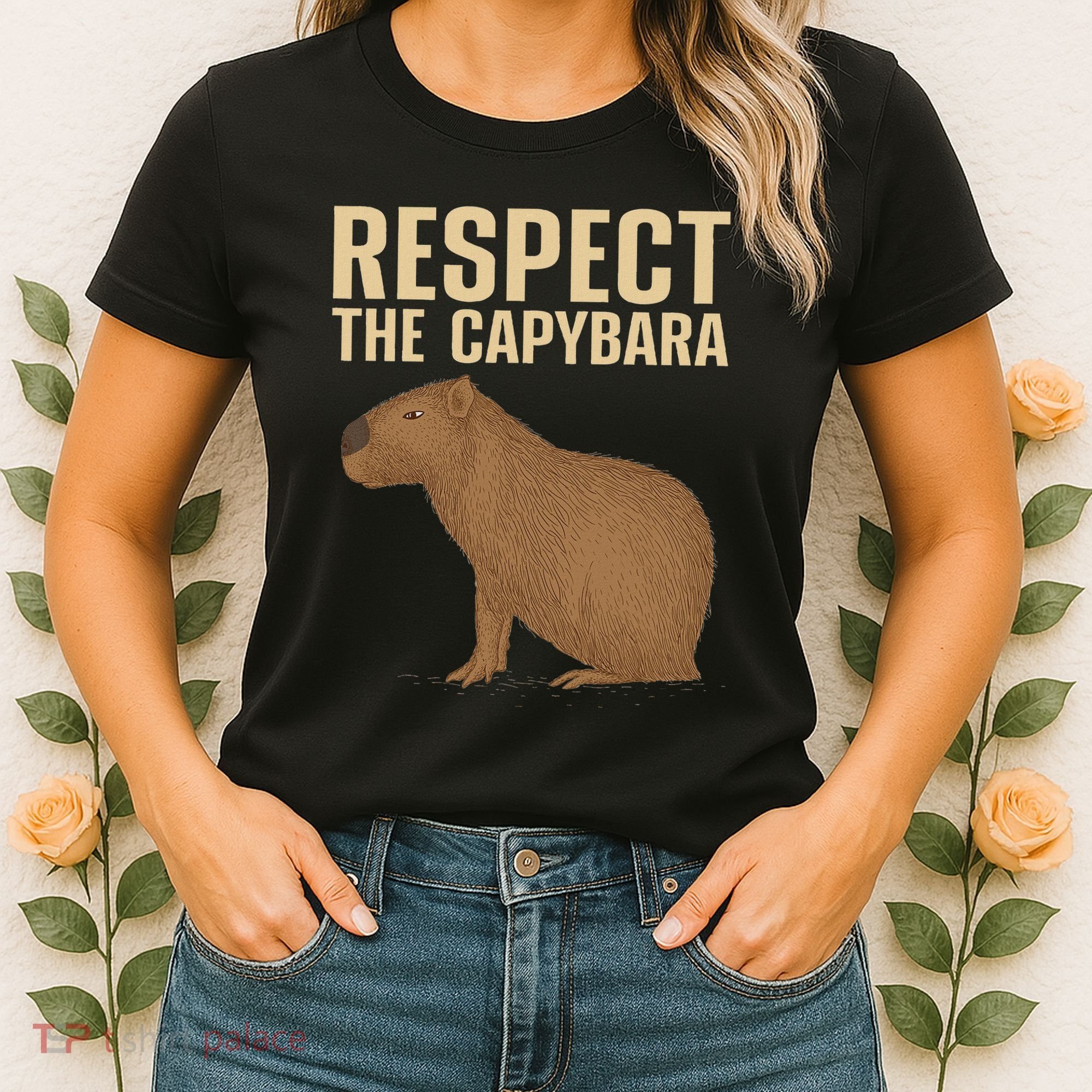 Funny Capybara Cavy Rodent Capybara Lover Women's T-Shirt
