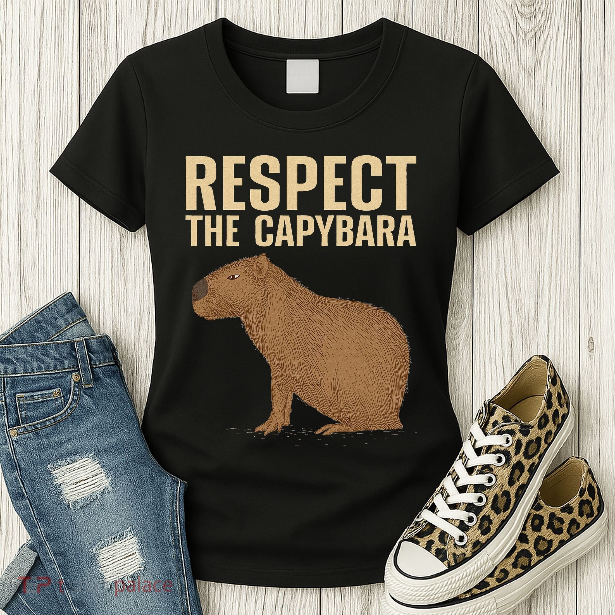 Funny Capybara Cavy Rodent Capybara Lover Women's T-Shirt