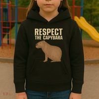 Funny Capybara Cavy Rodent Capybara Lover Kids Hoodie thumb 3