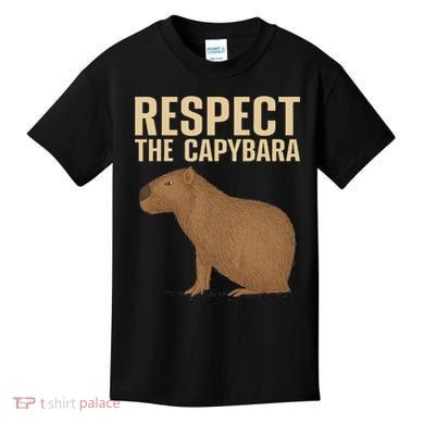 Funny Capybara Cavy Rodent Capybara Lover Kids T-Shirt