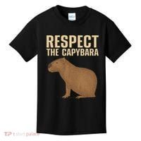 Funny Capybara Cavy Rodent Capybara Lover Kids T-Shirt thumb 0
