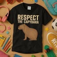 Funny Capybara Cavy Rodent Capybara Lover Kids T-Shirt thumb 3
