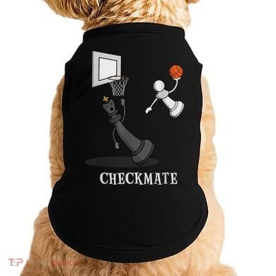 Funny Checkmate Chess Basketball Game Board King Pawn Piece Doggie Tank