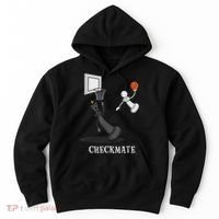 Funny Checkmate Chess Basketball Game Board King Pawn Piece Hoodie thumb 0