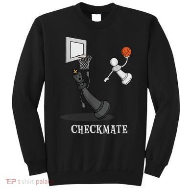 Funny Checkmate Chess Basketball Game Board King Pawn Piece Sweatshirt