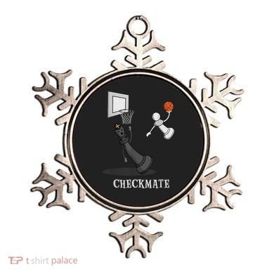 Funny Checkmate Chess Basketball Game Board King Pawn Piece Ornament