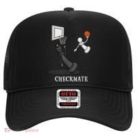 Funny Checkmate Chess Basketball Game Board King Pawn Piece Hat thumb 0