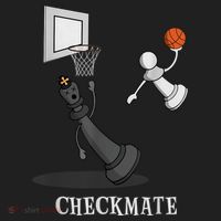 Funny Checkmate Chess Basketball Game Board King Pawn Piece Hat thumb 2
