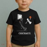 Funny Checkmate Chess Basketball Game Board King Pawn Piece Toddler T-Shirt thumb 2