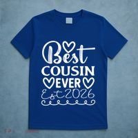 Funny Cousin Crew Matching Fam Best Cousin Since 2026 Family Gift T-Shirt thumb 5