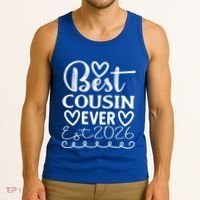 Funny Cousin Crew Matching Fam Best Cousin Since 2026 Family Gift Tank Top thumb 3