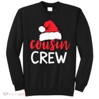Funny Cousin Crew Santa Hat Matching Christmas Sleeping Xmas Sweatshirt thumb 0
