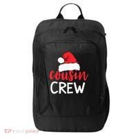 Funny Cousin Crew Santa Hat Matching Christmas Sleeping Xmas City Backpack thumb 0