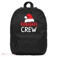 Funny Cousin Crew Santa Hat Matching Christmas Sleeping Xmas 16 in Basic Backpack thumb 0