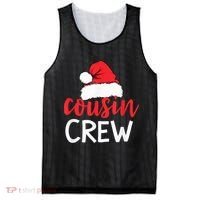 Funny Cousin Crew Santa Hat Matching Christmas Sleeping Xmas Mesh Reversible Basketball Jersey Tank thumb 0