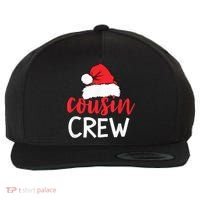 Funny Cousin Crew Santa Hat Matching Christmas Sleeping Xmas Wool Snapback Cap thumb 0