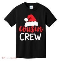Funny Cousin Crew Santa Hat Matching Christmas Sleeping Xmas Kids T-Shirt thumb 0
