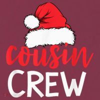 Funny Cousin Crew Santa Hat Matching Christmas Sleeping Xmas 16oz Travel Tumbler thumb 2