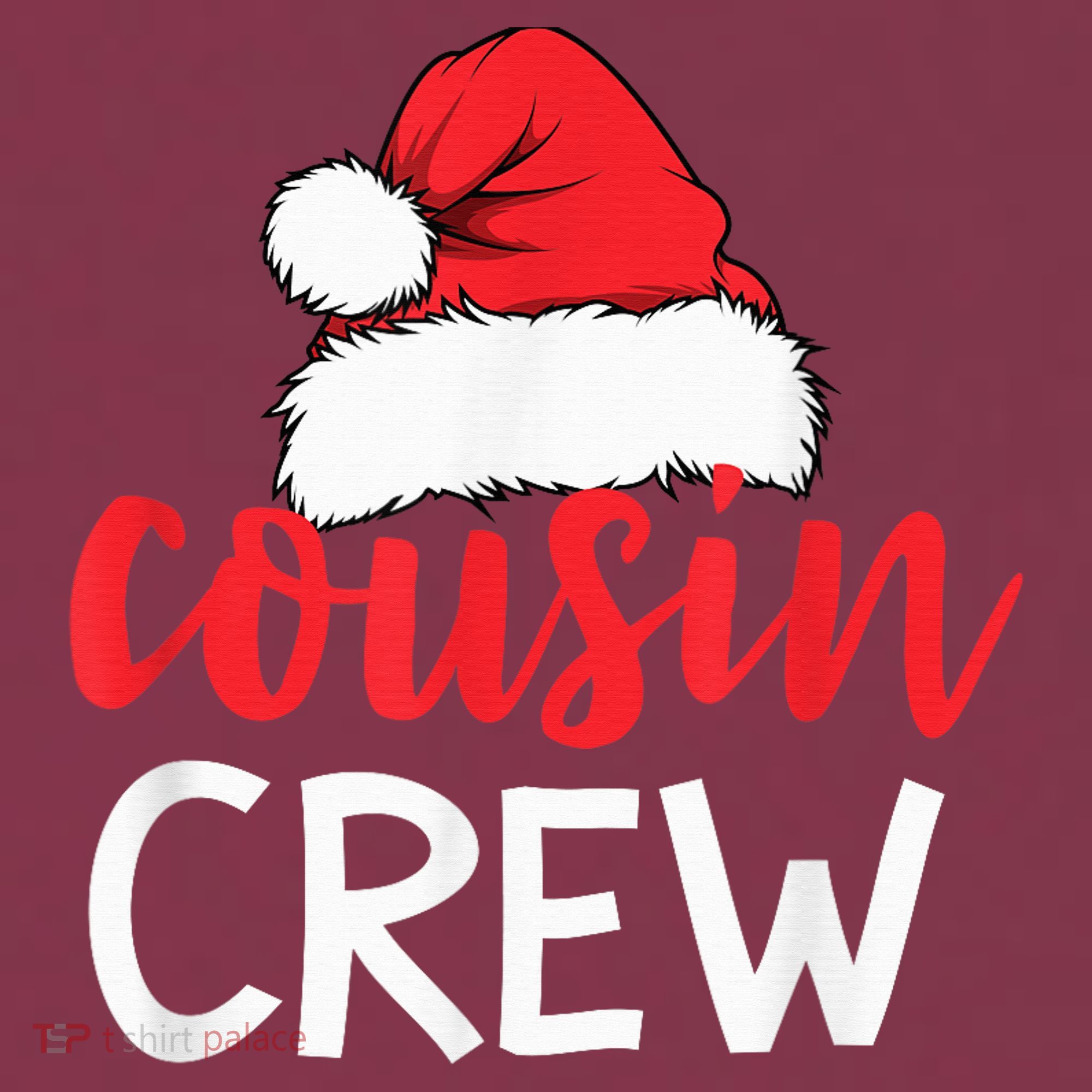 Funny Cousin Crew Santa Hat Matching Christmas Sleeping Xmas 16oz Travel Tumbler