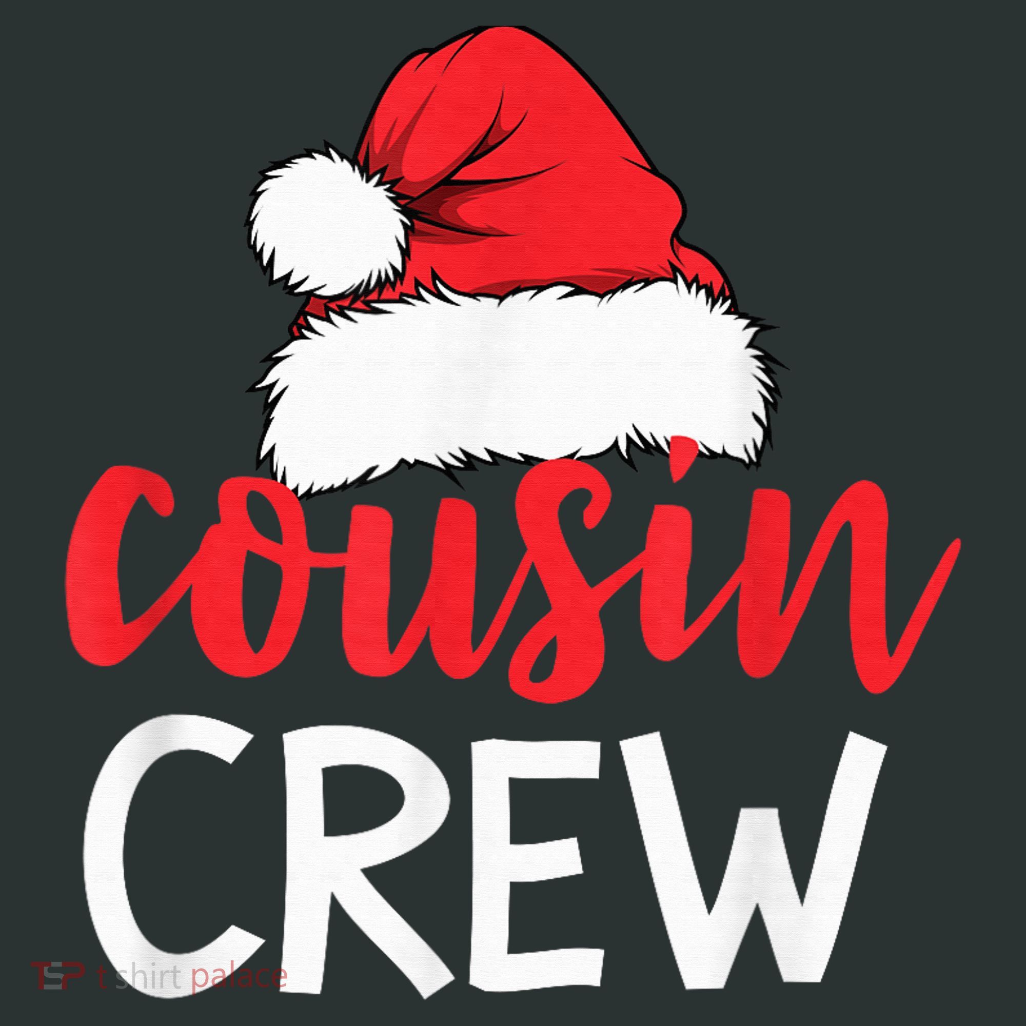 Funny Cousin Crew Santa Hat Matching Christmas Sleeping Xmas Infant Baby Jersey Bodysuit