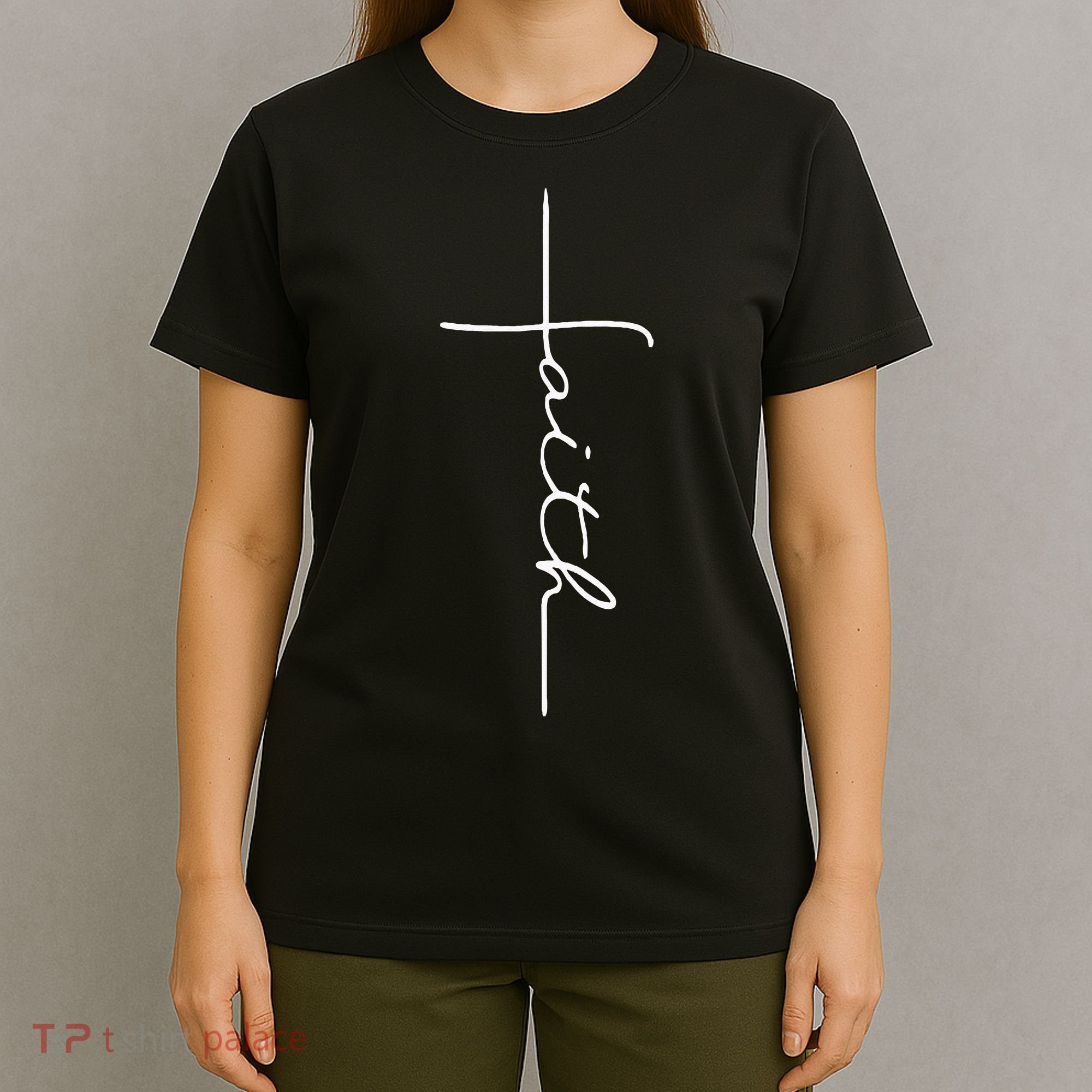Faith Cross Christian For Men Women Kids T-Shirt