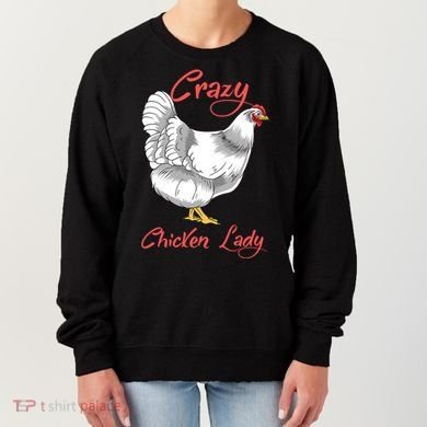 Funny Crazy Chicken Lady Gift Women's Sweatshirt