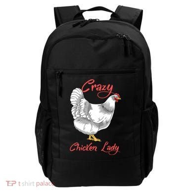 Funny Crazy Chicken Lady Gift Backpack