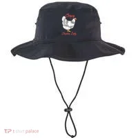 Funny Crazy Chicken Lady Gift Bucket Hat thumb 0