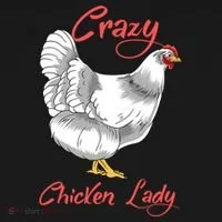 Funny Crazy Chicken Lady Gift Bucket Hat thumb 4