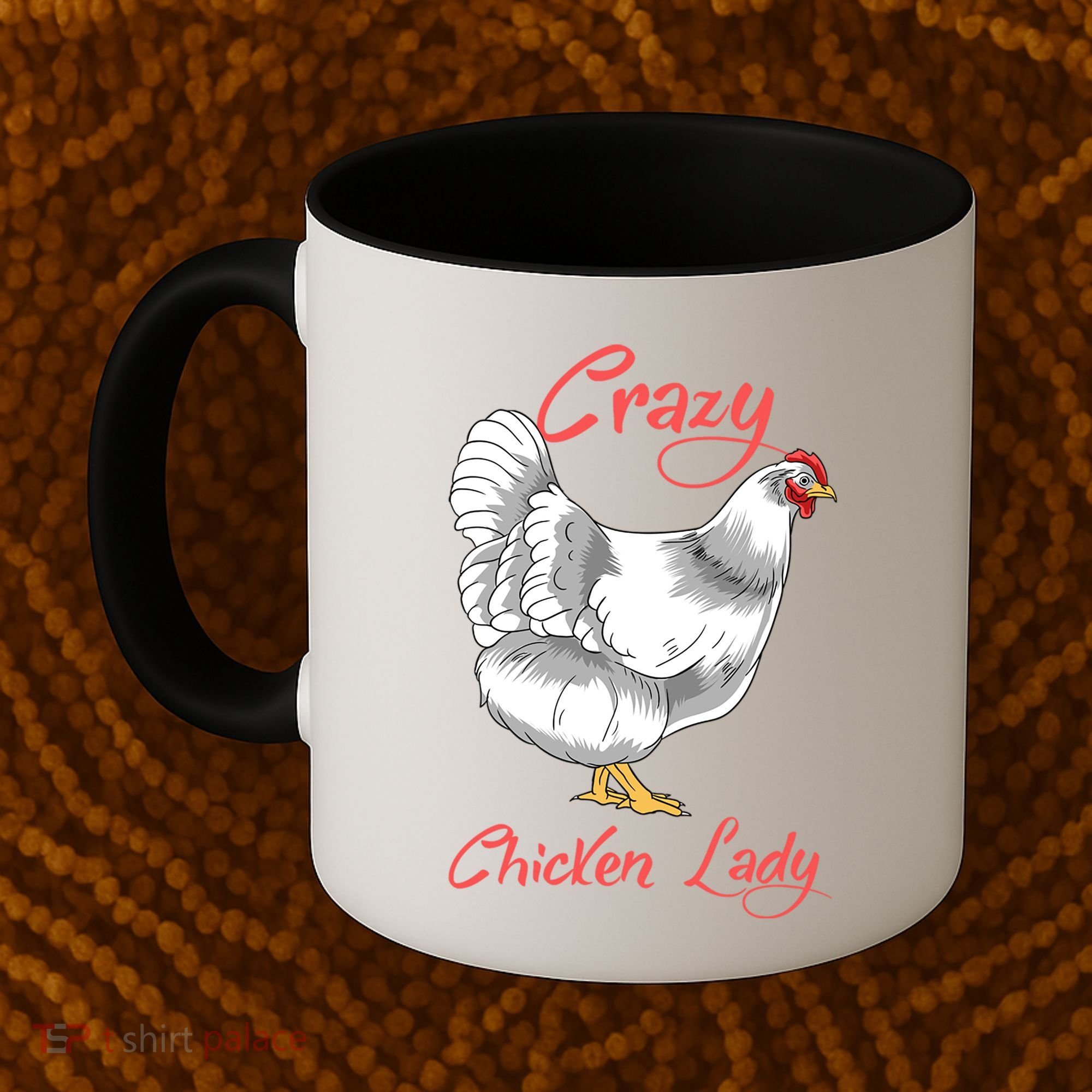 Funny Crazy Chicken Lady Gift Coffee Mug