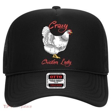 Funny Crazy Chicken Lady Gift Hat
