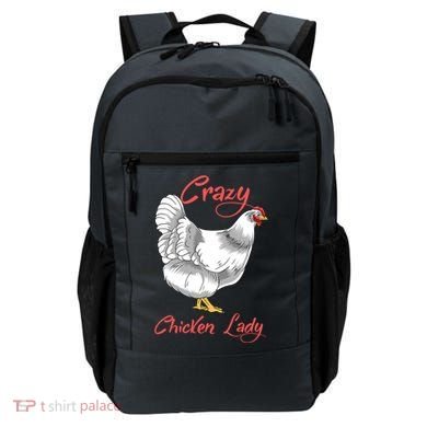 Funny Crazy Chicken Lady Gift Backpack