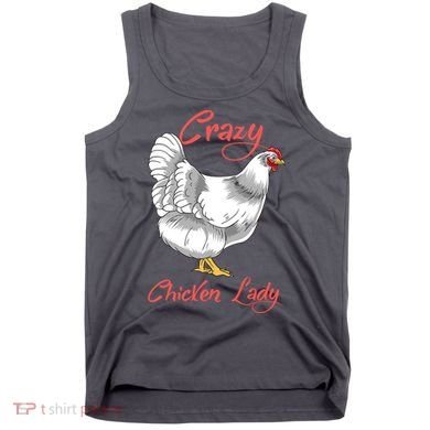 Funny Crazy Chicken Lady Gift Tank Top