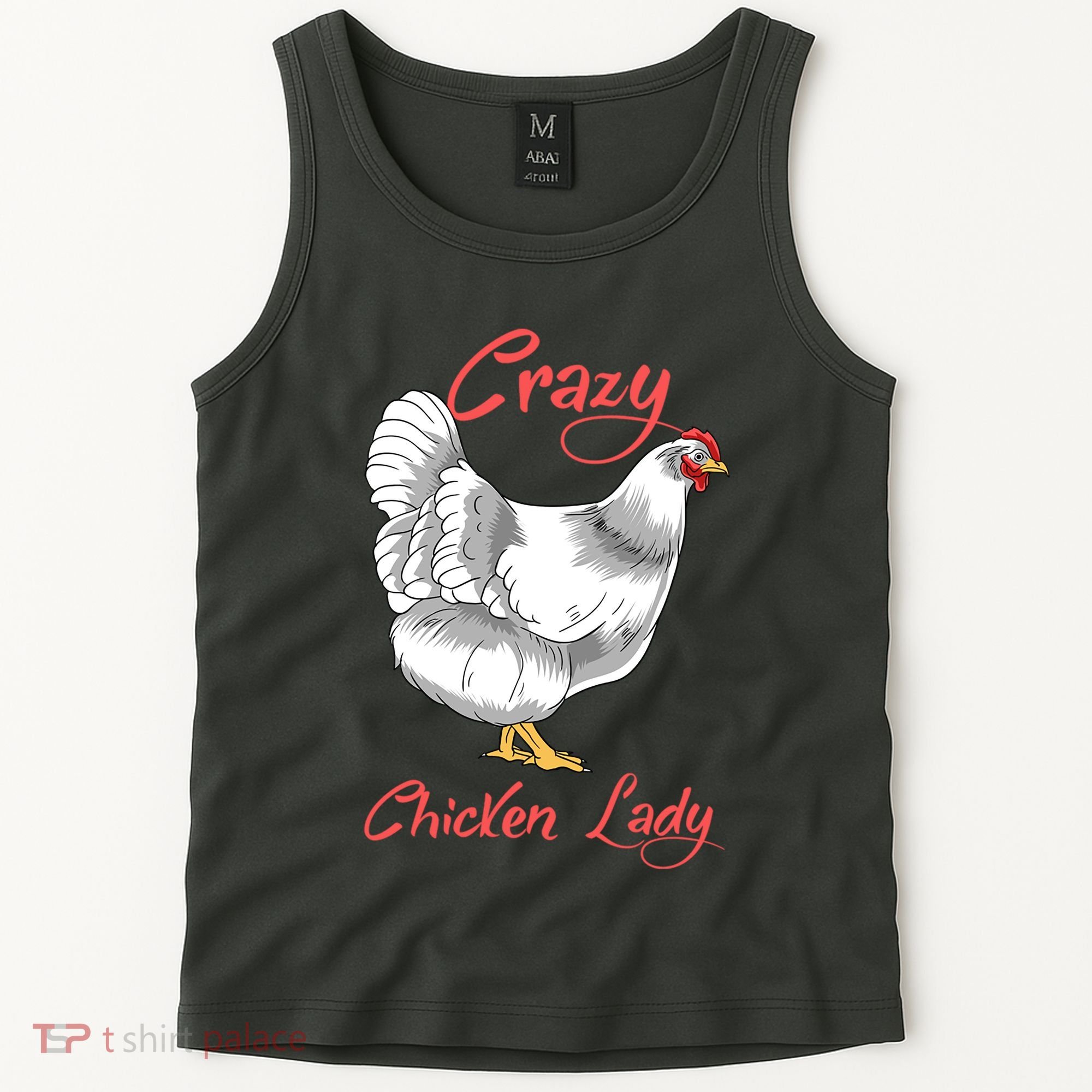 Funny Crazy Chicken Lady Gift Tank Top