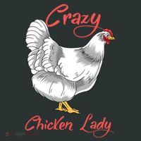 Funny Crazy Chicken Lady Gift Tank Top thumb 6