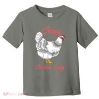 Funny Crazy Chicken Lady Gift Toddler T-Shirt thumb 0